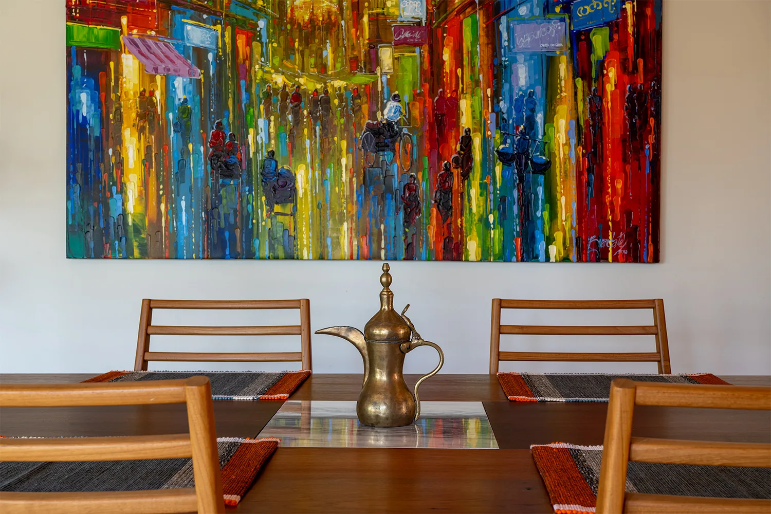Solid Teak table and chairs - Wayne Truax Designs Table design Comox Valley